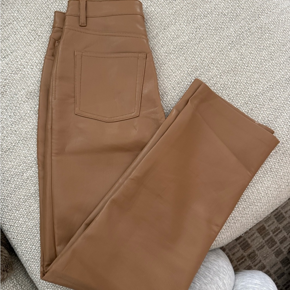 Wilfred The Melina Leather Straight-Leg Pants